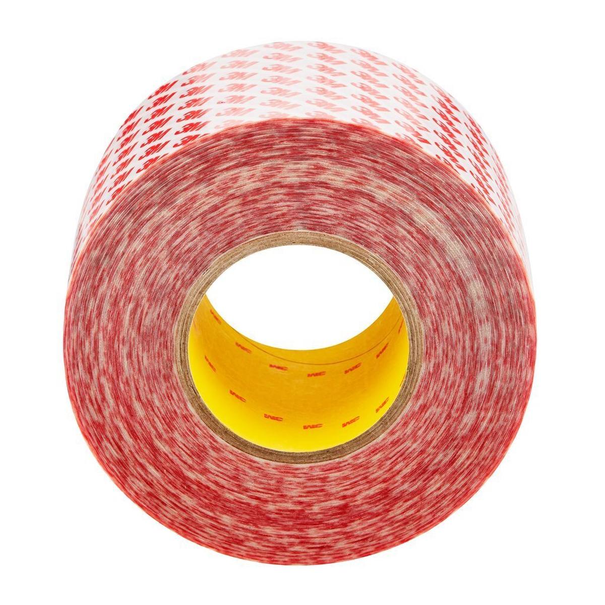3M Double-sided adhesive tape with polyester backing GPT-020F, transparent, 100 mm x 50 m, 0.202 mm
