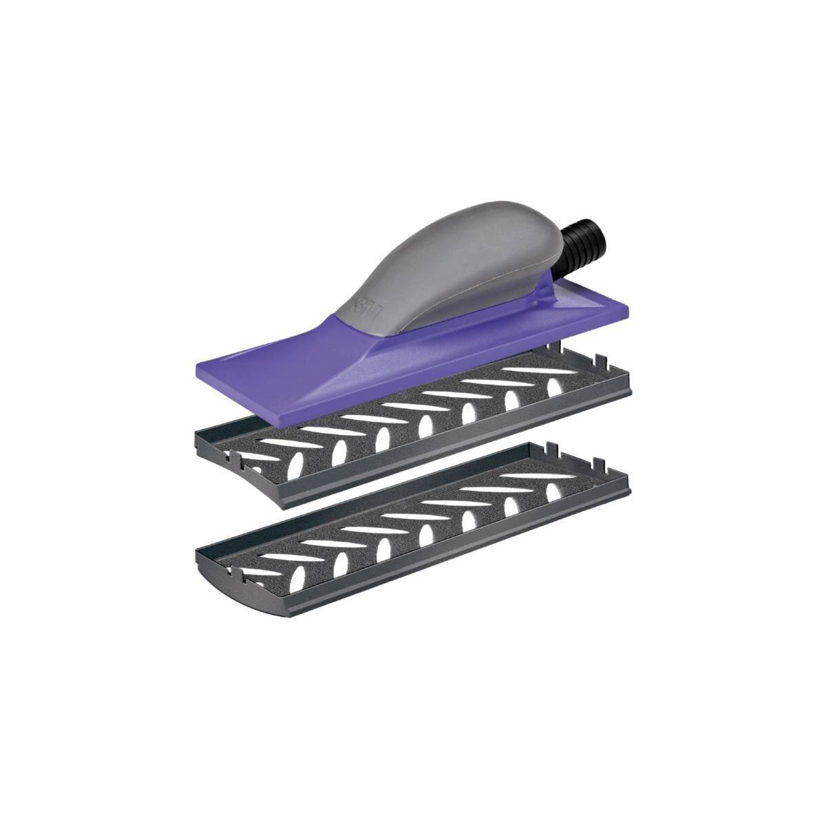 set di adattatori per timbri rotondi 3M Hookit Purple Premium 70mmx198mm #50729