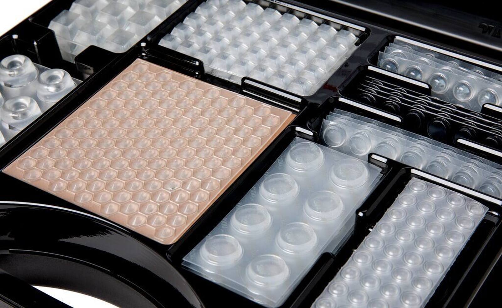 3M Bumpon Set 017 Tampons élastiques, valise de plus de 700 pièces, transparent et noir