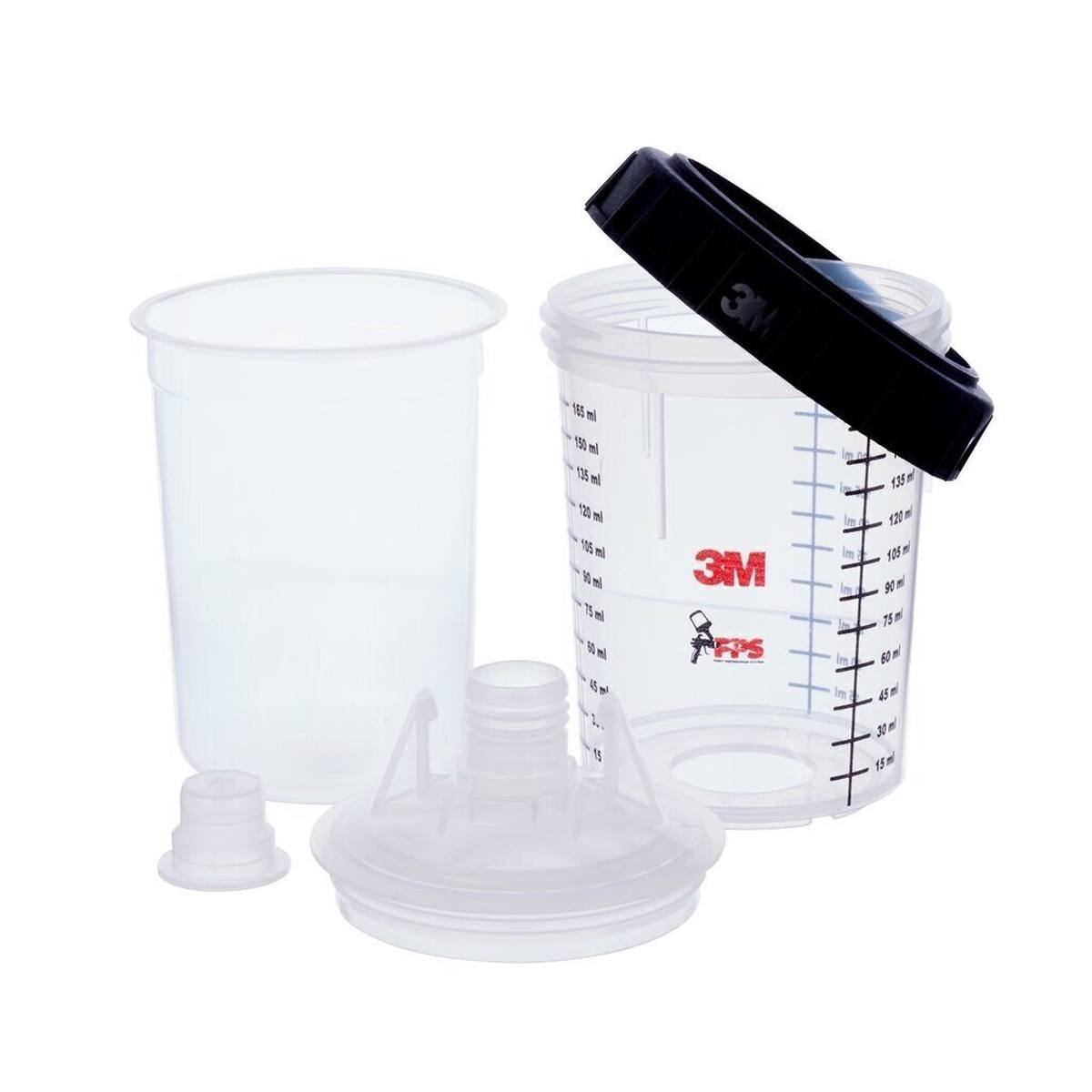 3M PPS mini kit filter 200μ, 50 inner cups, 50 lids, 24 caps, 0.17ml #E16114