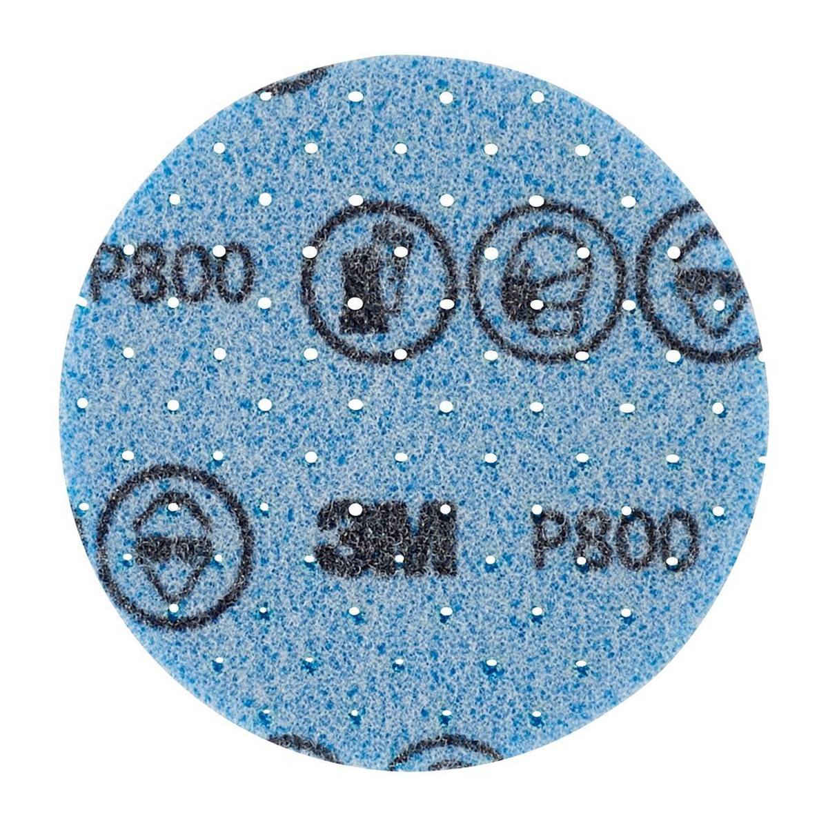 3M Hookit Flexible fine grinding discs, 76 mm, P800