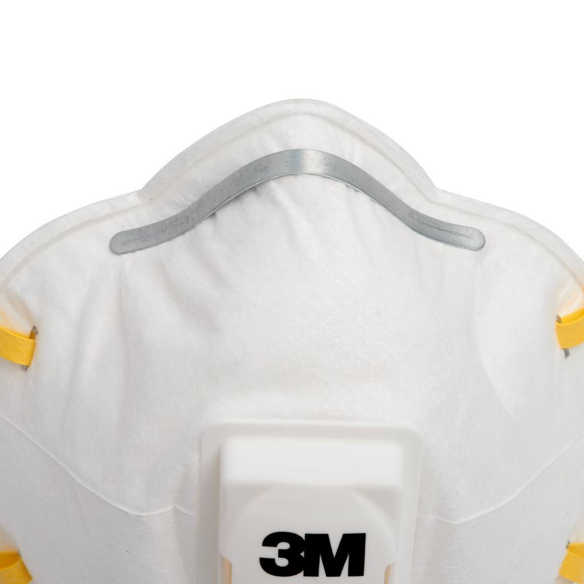3M 8812 Masque de protection respiratoire FFP1 avec valve d'expiration Cool-Flow, jusqu'à 4 fois la limite d'exposition
