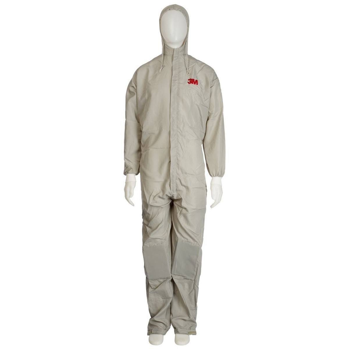 3M 50425 Combinaison de protection, taille XXL, respirante, genouillères, poches pour pantalon, matériau : tissu polyester léger, poches latérales, ouvertures dans le dos pour l'évacuation de la chaleur