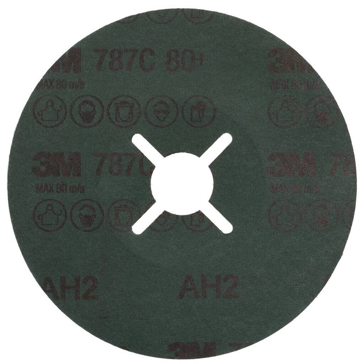 3M 787C Fiber sanding discs 125mm P80+ #779921