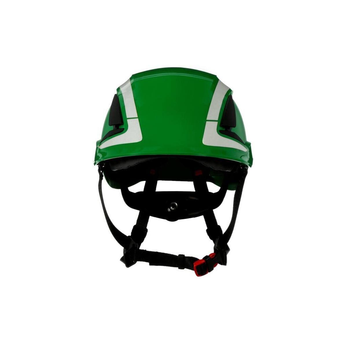 3M SecureFit safety helmet, X5003V-CE, green, ventilated, reflective, CE