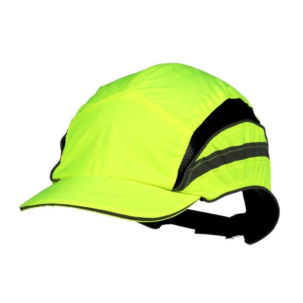 3M Scott First Base 3 Classic - gorra de protección de color amarillo señal - visera acortada 55 mm, EN812