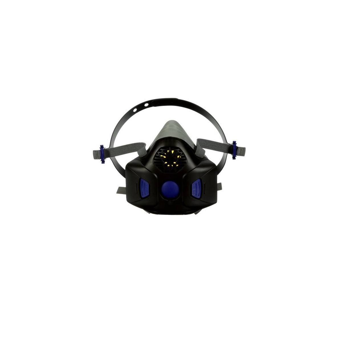 3M Secure Click media máscara HF-802SD con silicona de membrana parlante talla M
