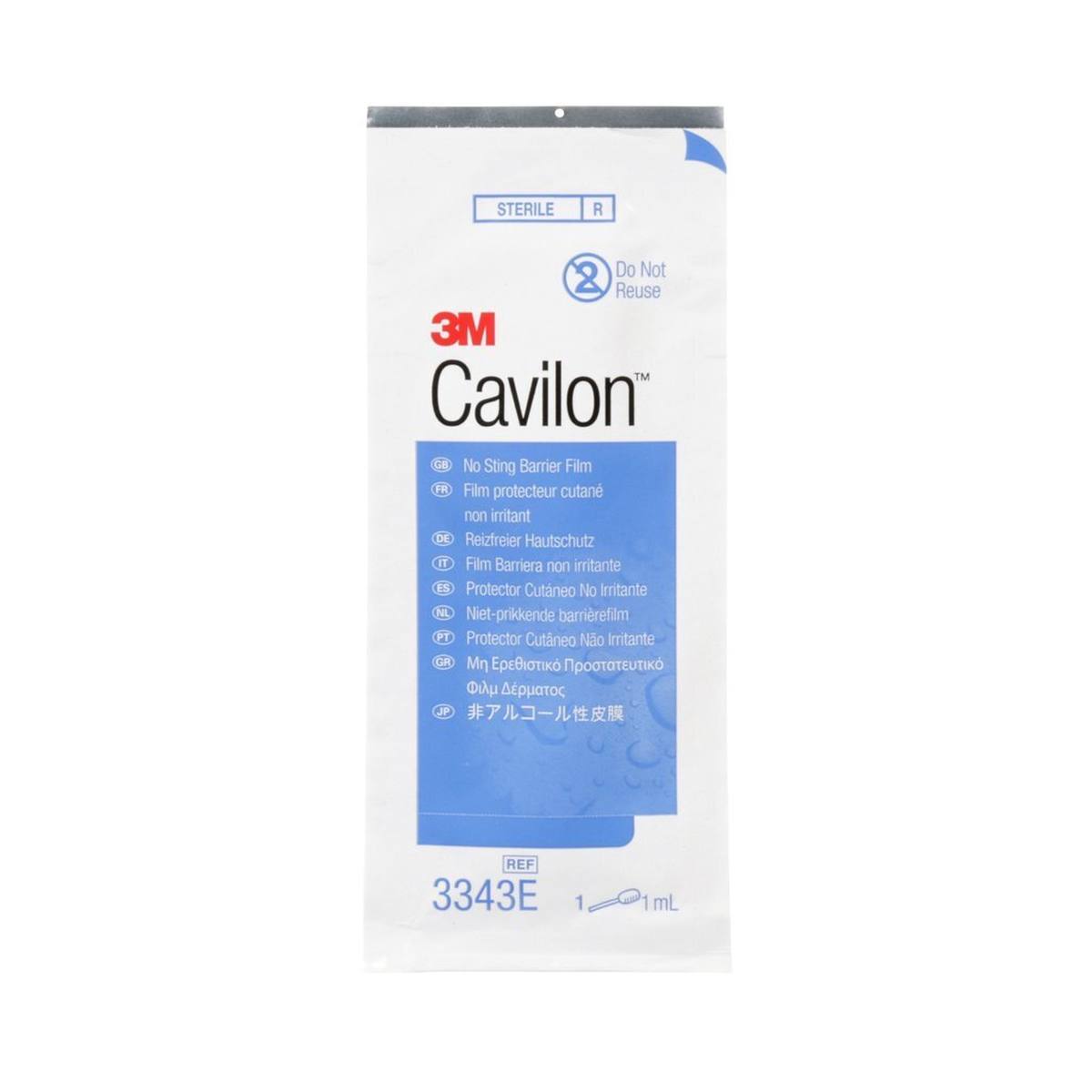 3M Cavilon protezione della pelle non irritante 3343E, applicatore in schiuma da 1 ml