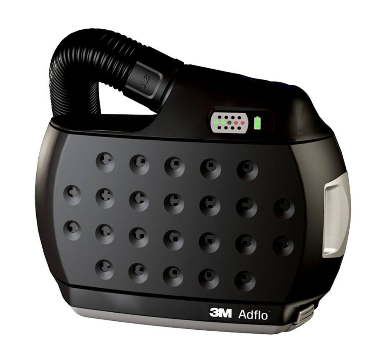 3M Speedglas Soplador de filtro Adflo con manguera de aire QRS, adaptador (53 35 06), caudalímetro de aire, prefiltro, parachispas, filtro de partículas y batería sin cargador y sin correa #837710