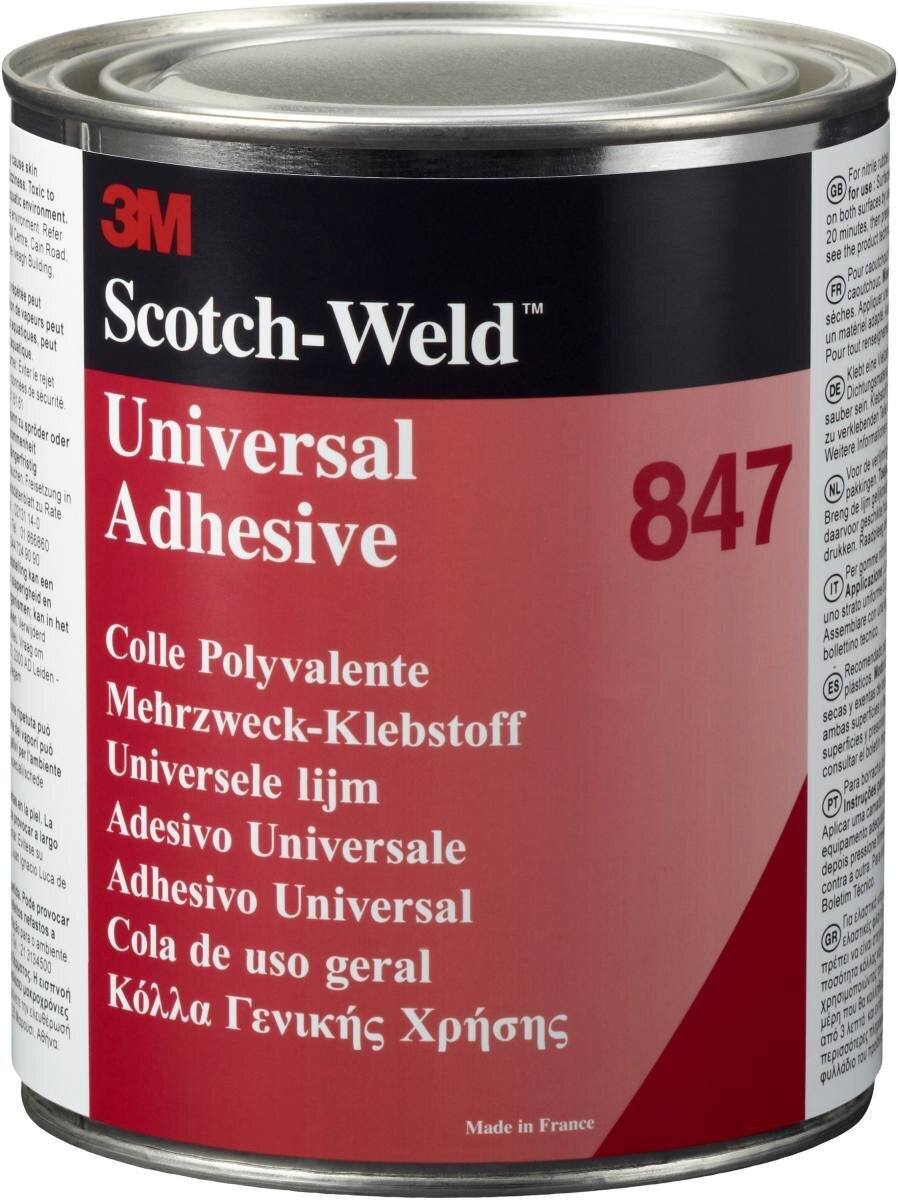 3M Scotch-Weld oplosmiddellijm op basis van nitrilrubber 847, bruin, 1 liter