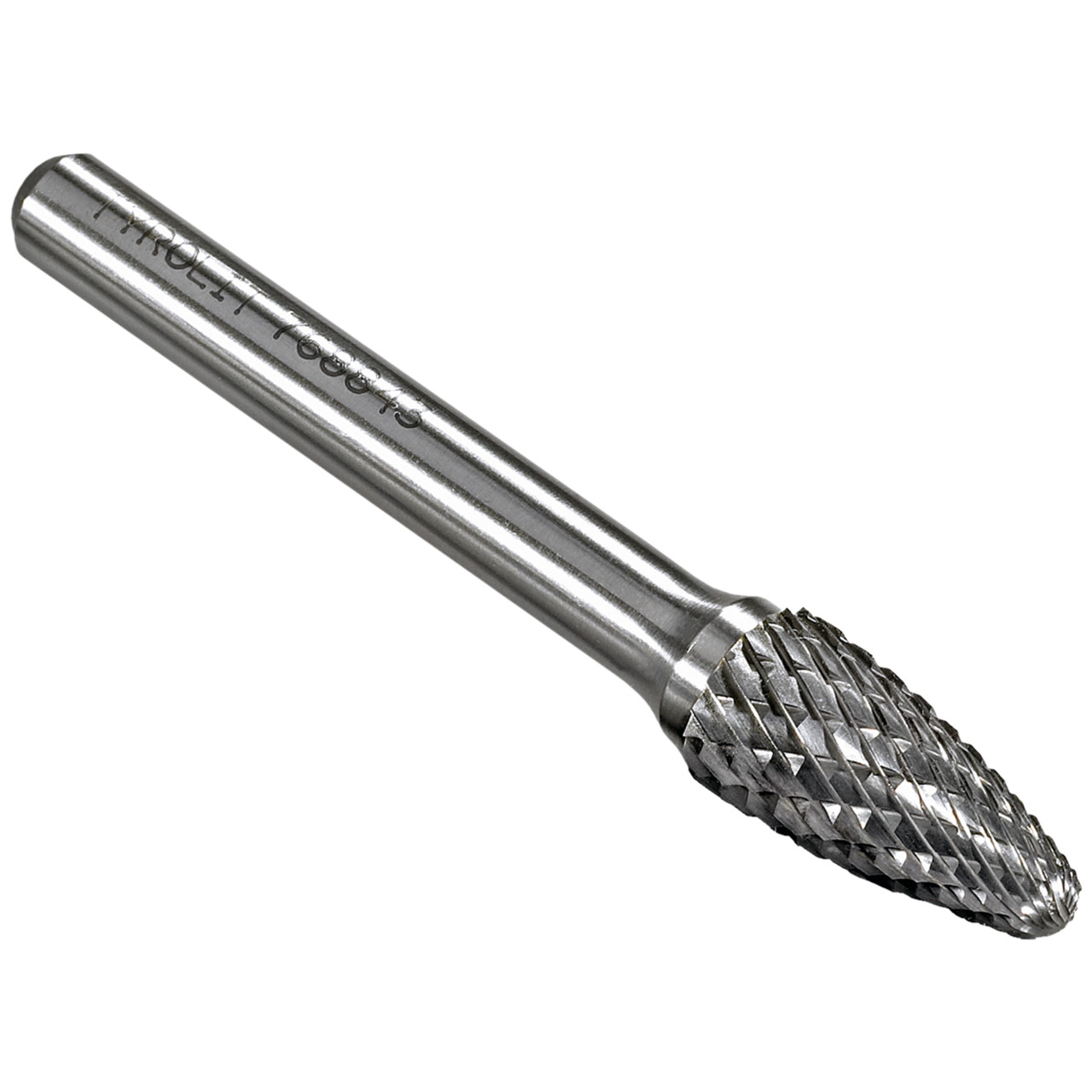 Tyrolit Hardmetalen frees DxT-SxL 8x22-6x67 Voor gietijzer, staal en roestvrij staal, vorm: 52RBF - boom, Art. 902700