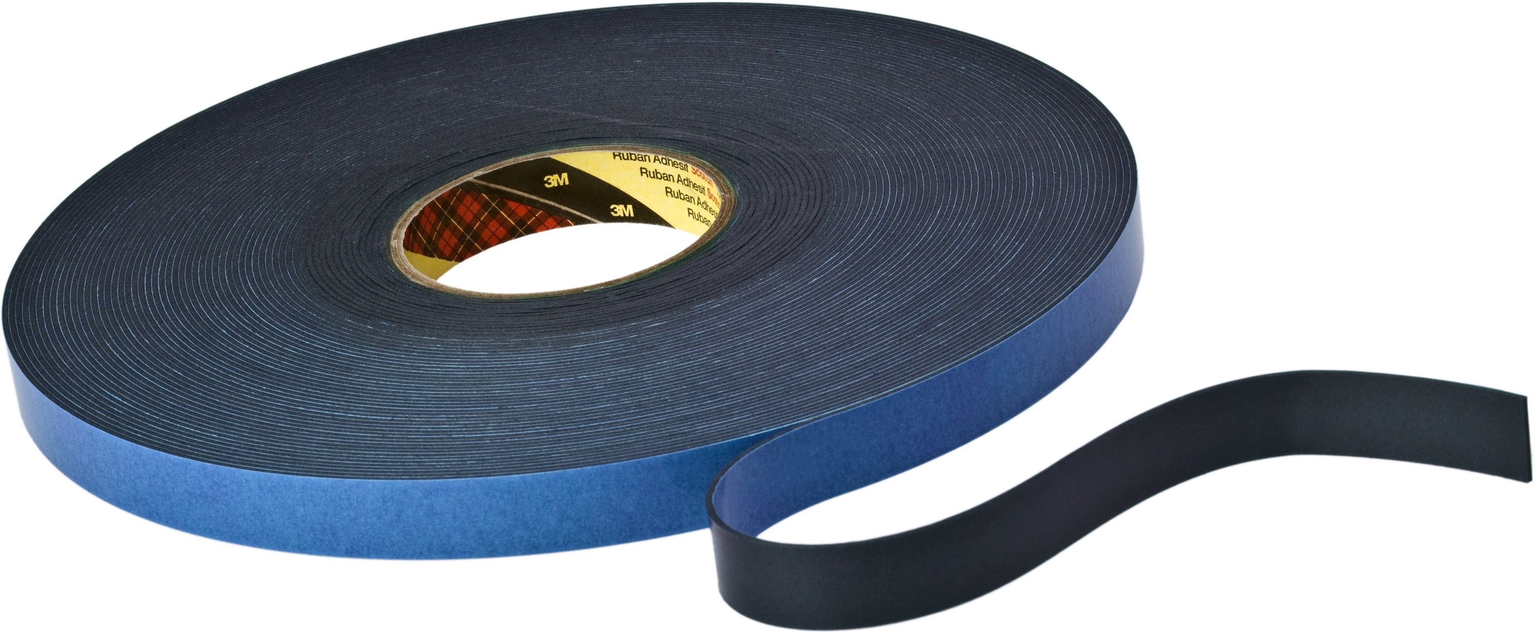 3M Double-sided PE foam tape with acrylic adhesive 9508B, black, 6 mm x 66 m, 0.8 mm