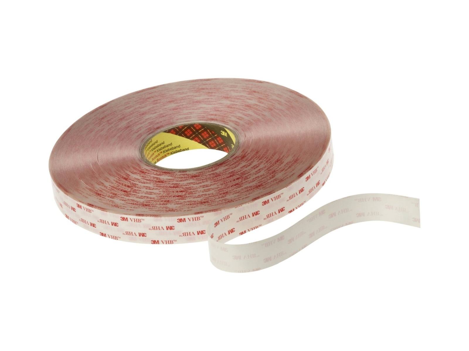 3M VHB adhesive tape 4905P, transparent, 19 mm x 66 m, 0.5 mm