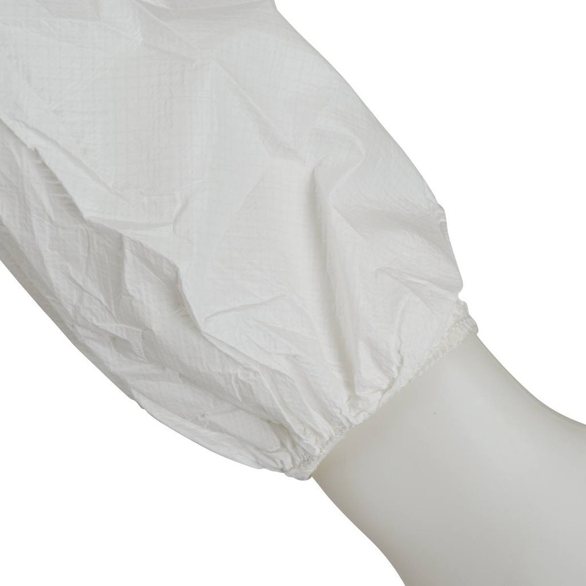 Tuta 3M 4510, bianca, TIPO 5/6, taglia XL, materiale laminato PE microporoso, polsini elasticizzati