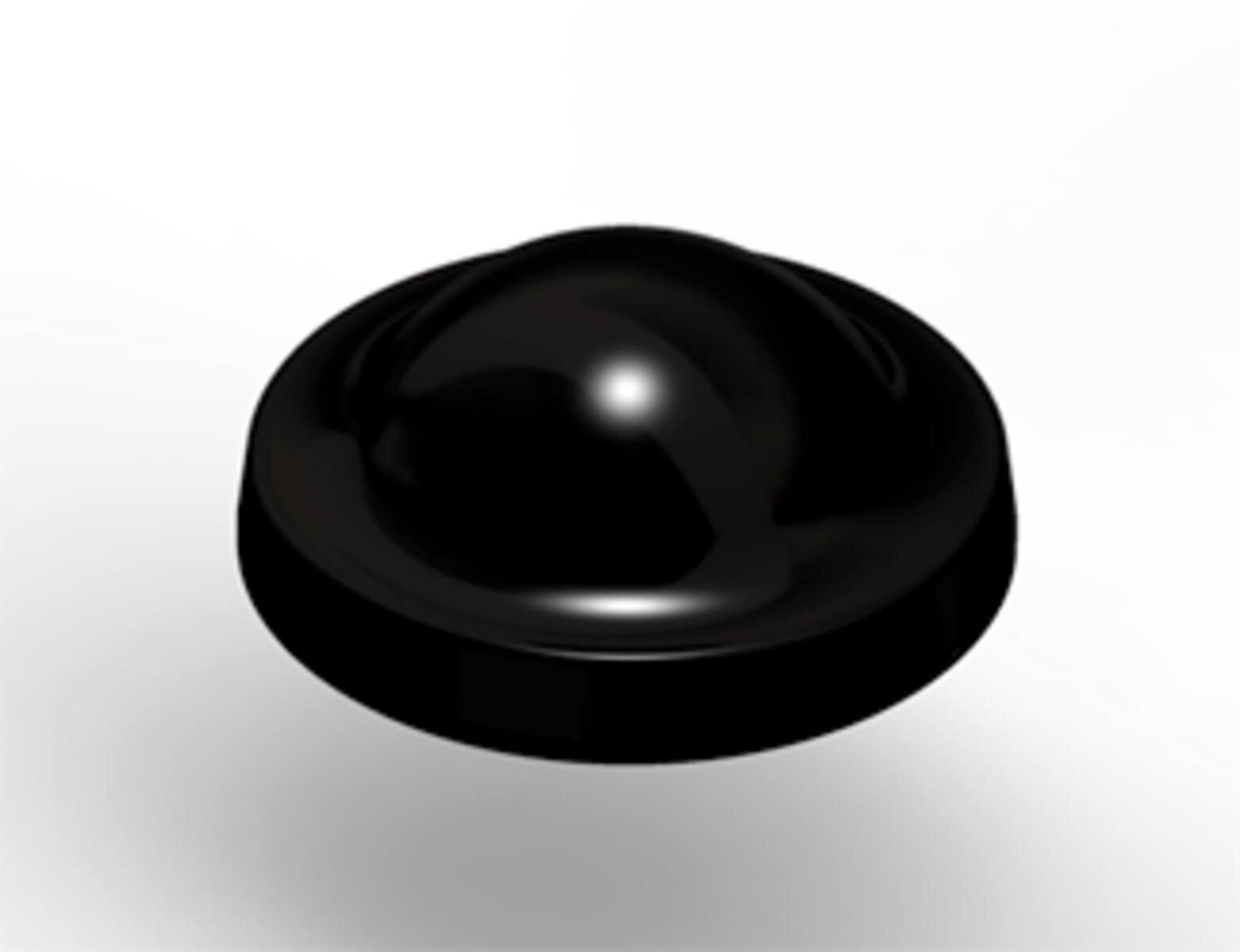 3M Bumpon SJ6125 zwart / breedte: 12,7mm hoogte: 3,5mm