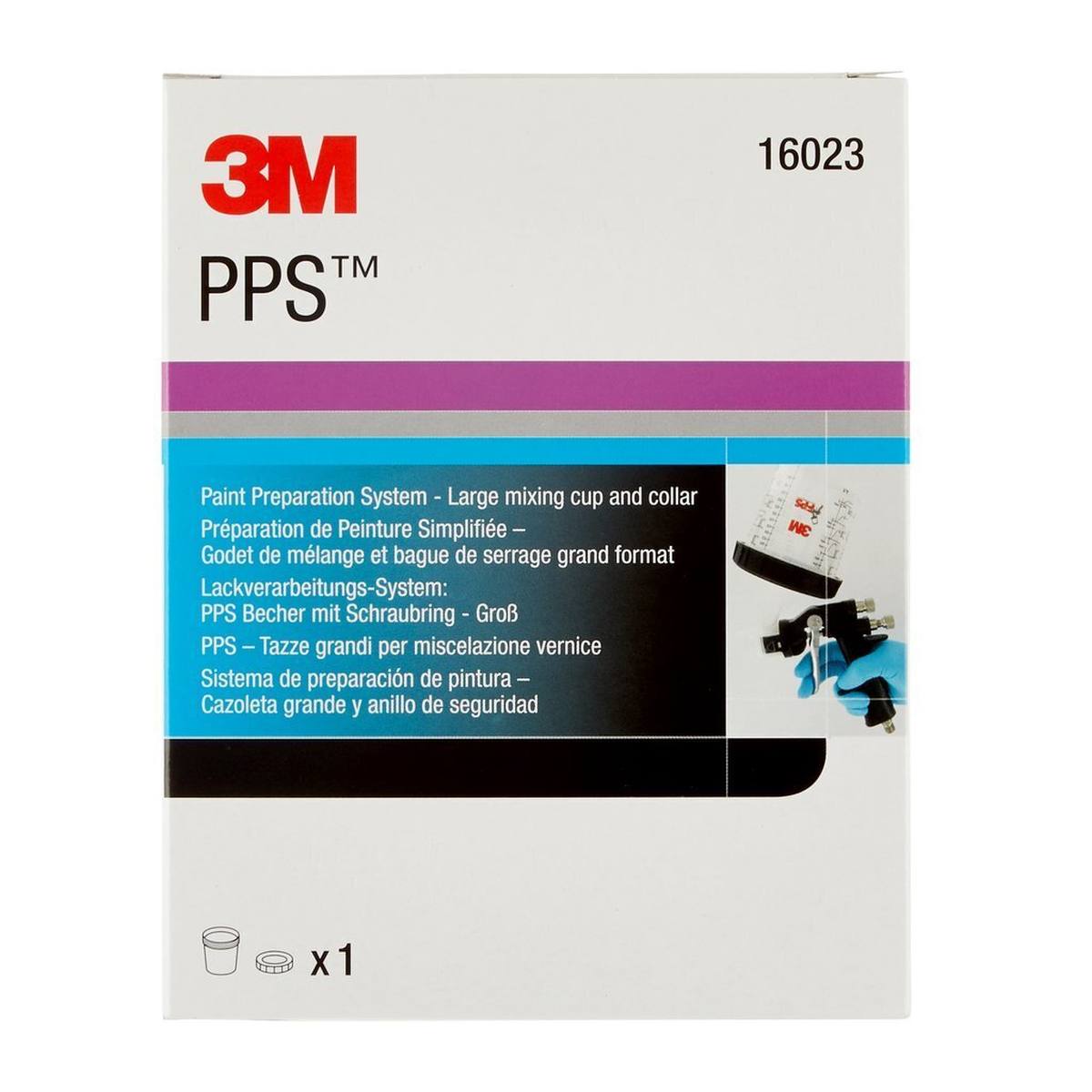 3M PPS Mug 0.85 L &amp; screw ring #E16023