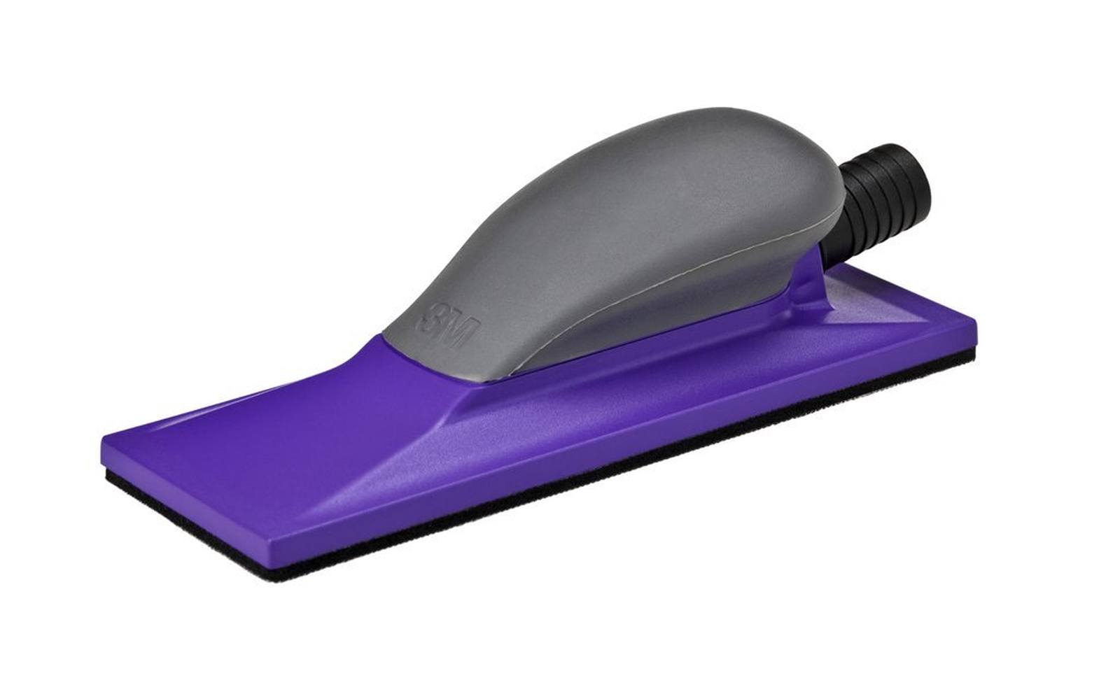  3M Hookit Violetti Premium-käsilohko, 70 mm x 198 mm, monireikäinen käsilohko