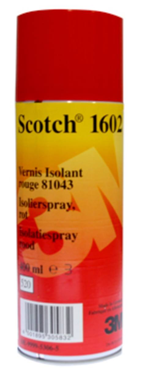 3M Scotch 1602 Isolierlack, Rot, 400 ml
