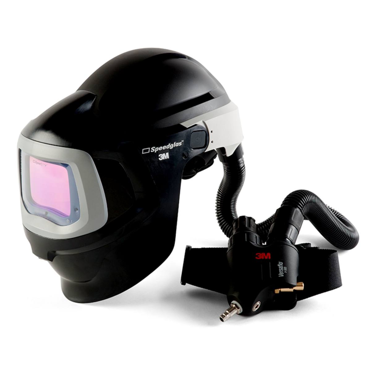Maschera per saldatura 3M Speedglas 9100 MP, con 9100XXi ADF, con protezione respiratoria ad aria compressa Versaflo V-500E, inclusa borsa 79 01 01 #578826