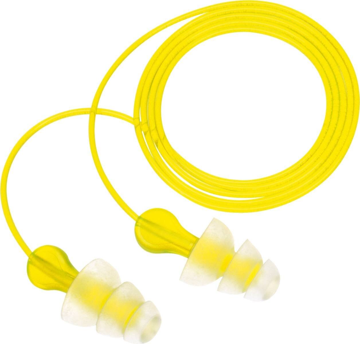 3M TRI-FLANGE avec cordon en vinyle, jaune, SNR=29 dB, PN01005