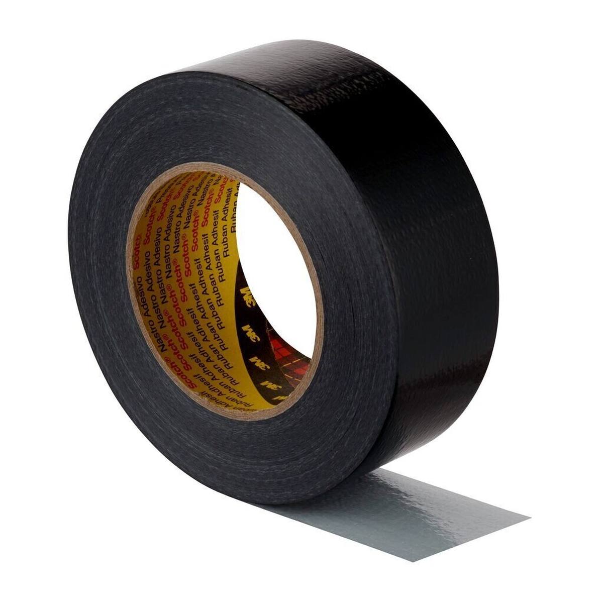 3M textielfolie plakband 2904, zwart 48mm x 50m, 0.19mm