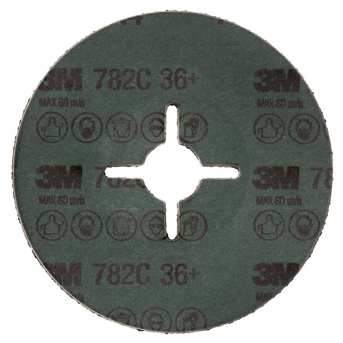 3M 782C Disques abrasifs sur fibres 125mm P36+ #779913