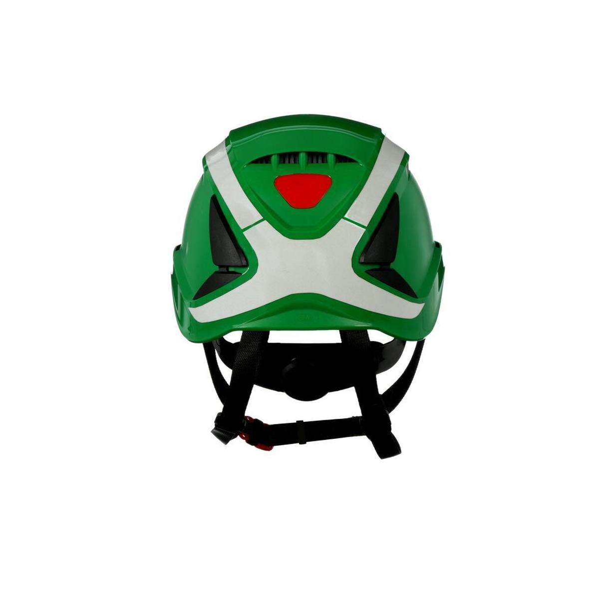 3M SecureFit safety helmet, X5003V-CE, green, ventilated, reflective, CE