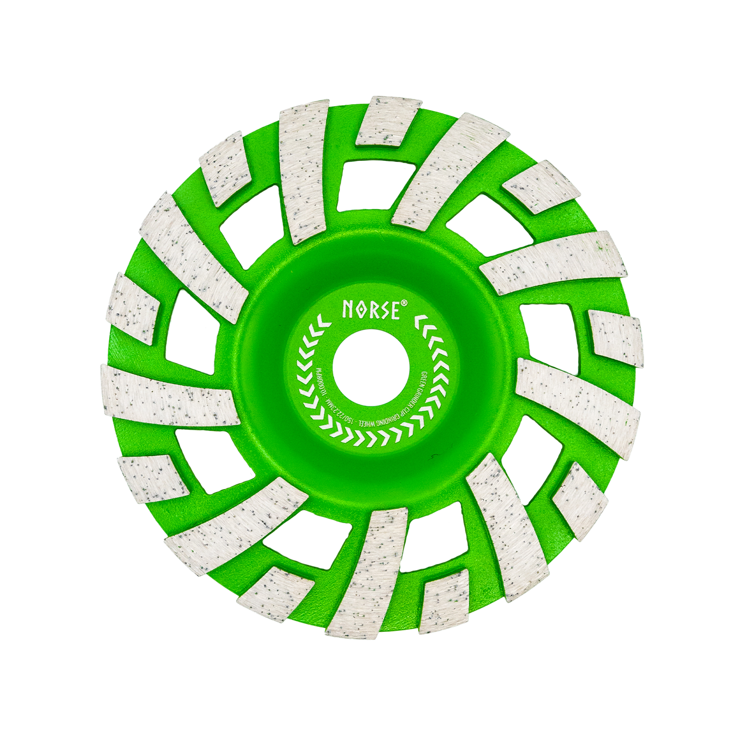 Vihreä hiomakone timanttikuppipyörä 150mm