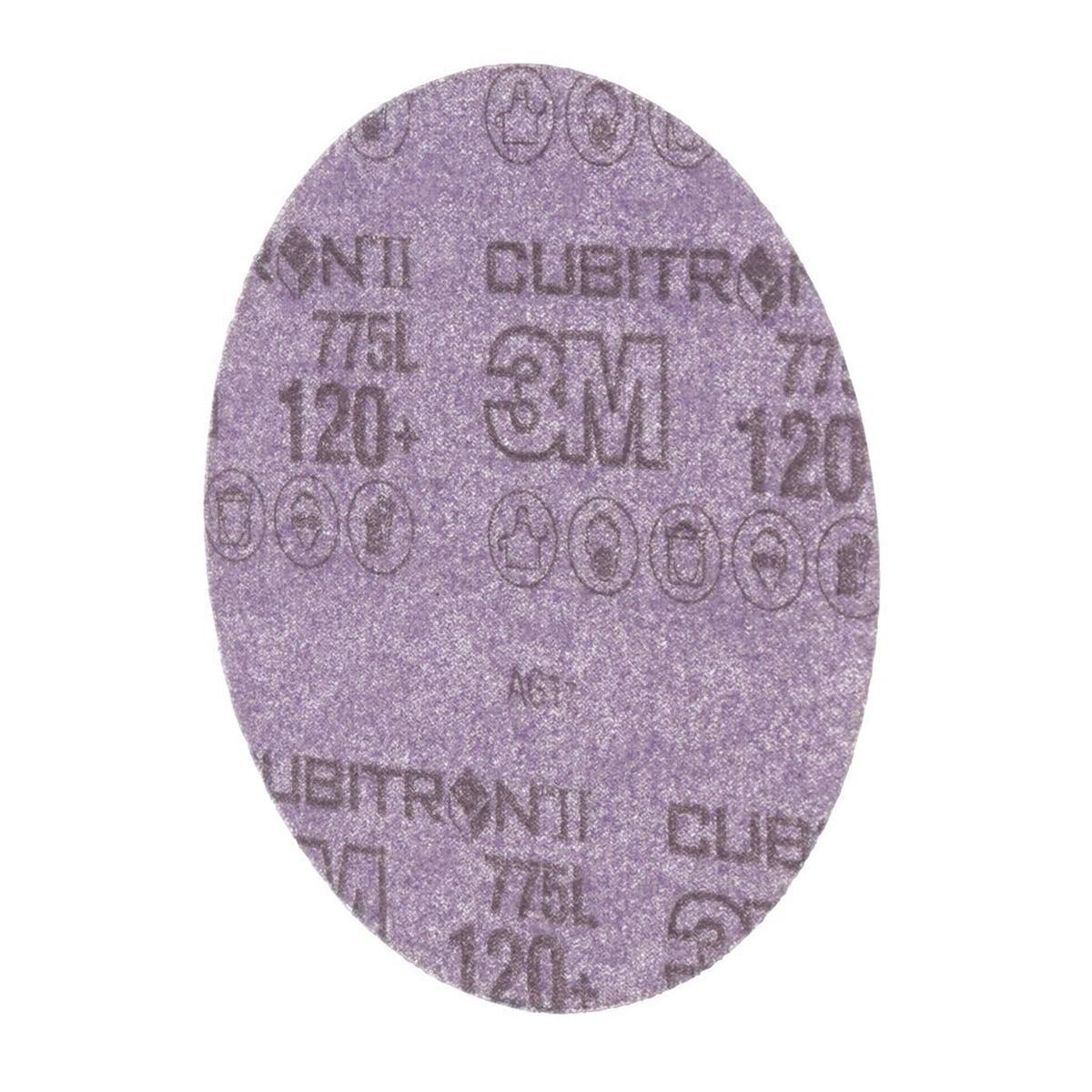 3M Cubitron II Disco Hookit 775L, 125 mm, 120+, non perforato #86819