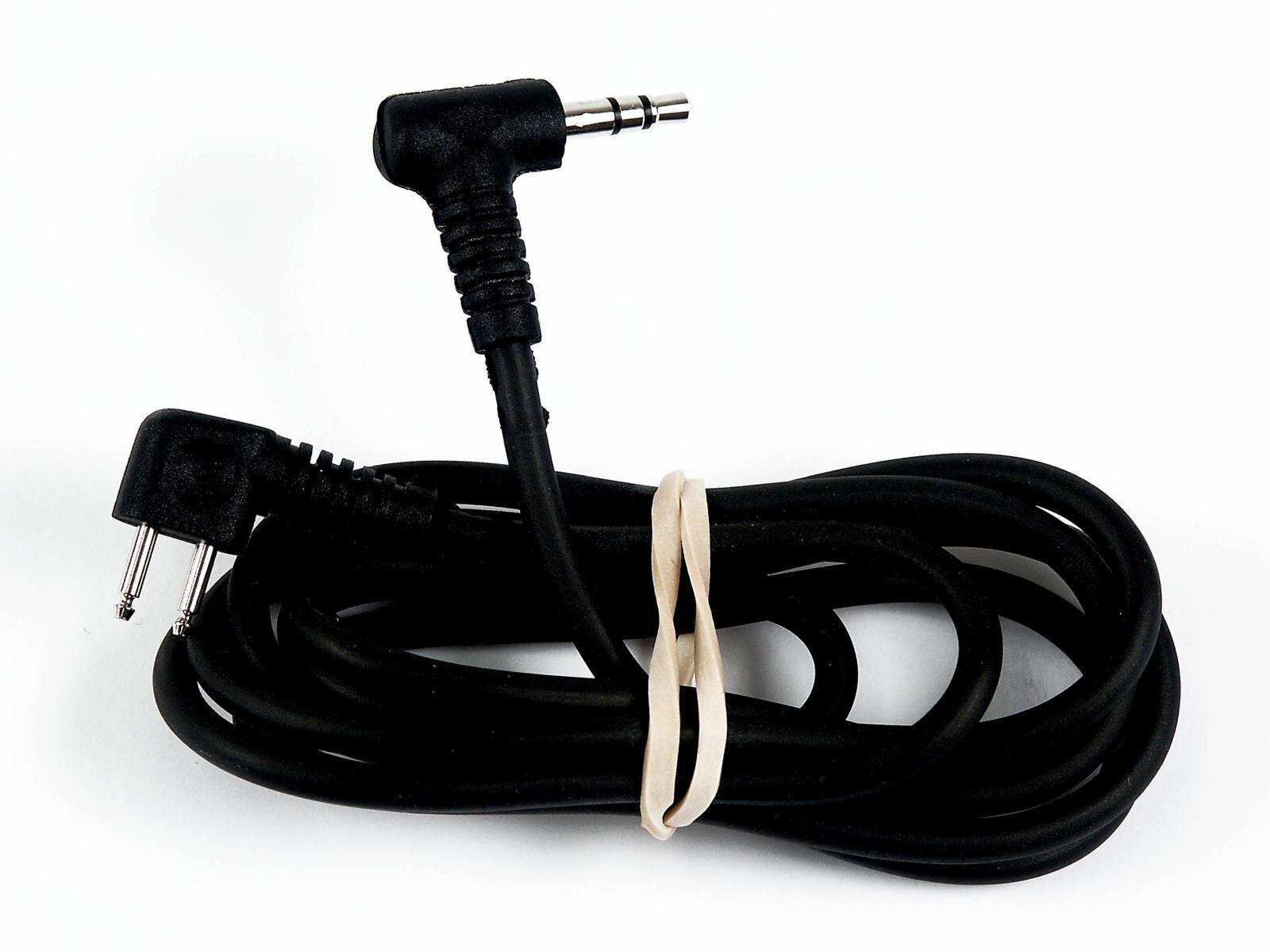 3M PELTOR Audio input cable, 2.5 mm mono plug, FL6M
