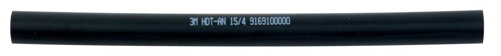  3M HDT-AN Paksuseinäinen lämpökutisteputki liimalla, musta, 15/4 mm, 1 m