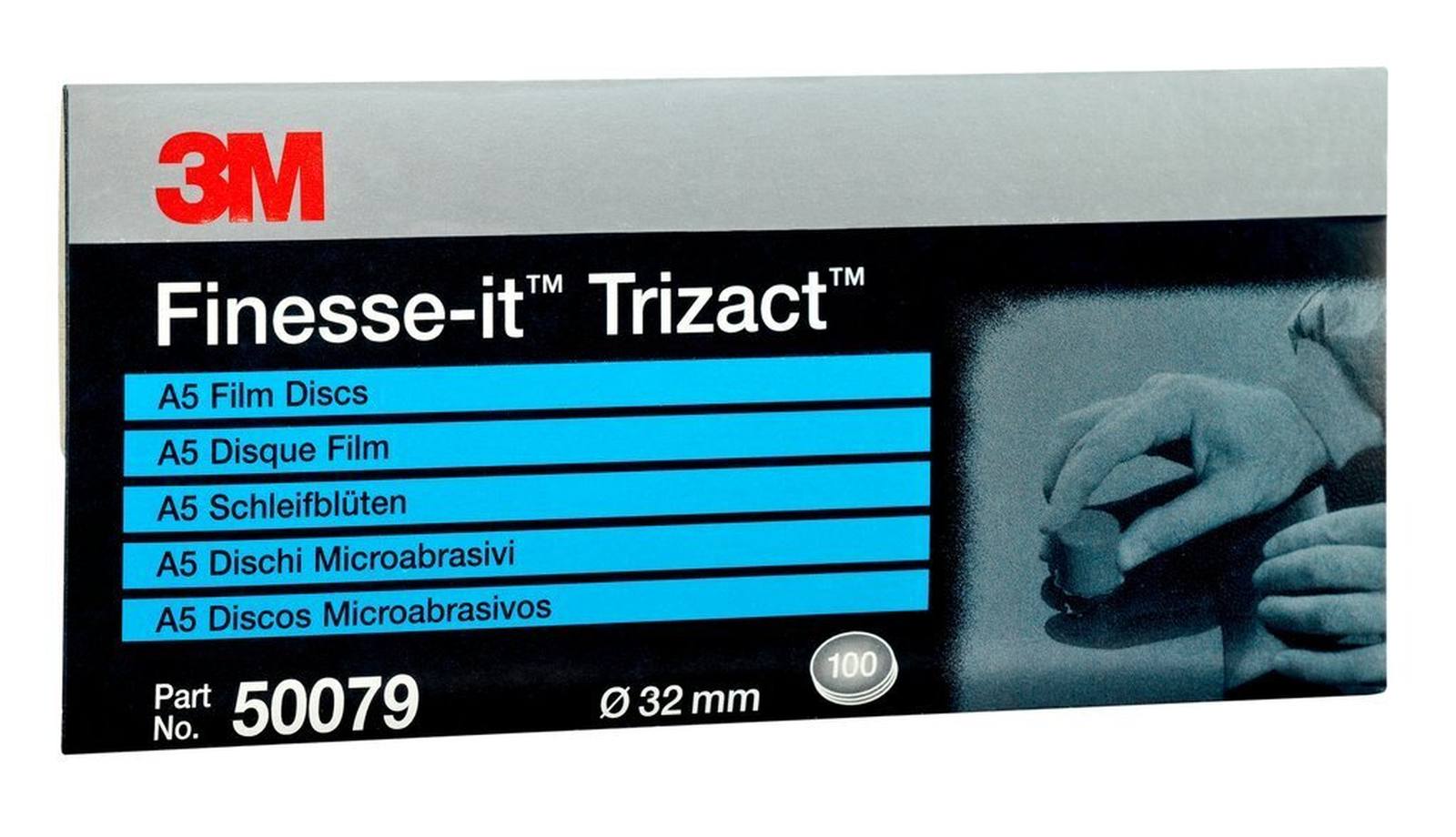 3M Trizact Stikit self-adhesive sanding disc 466LA, 32 mm, A5, (pack = 100 pieces) #50079