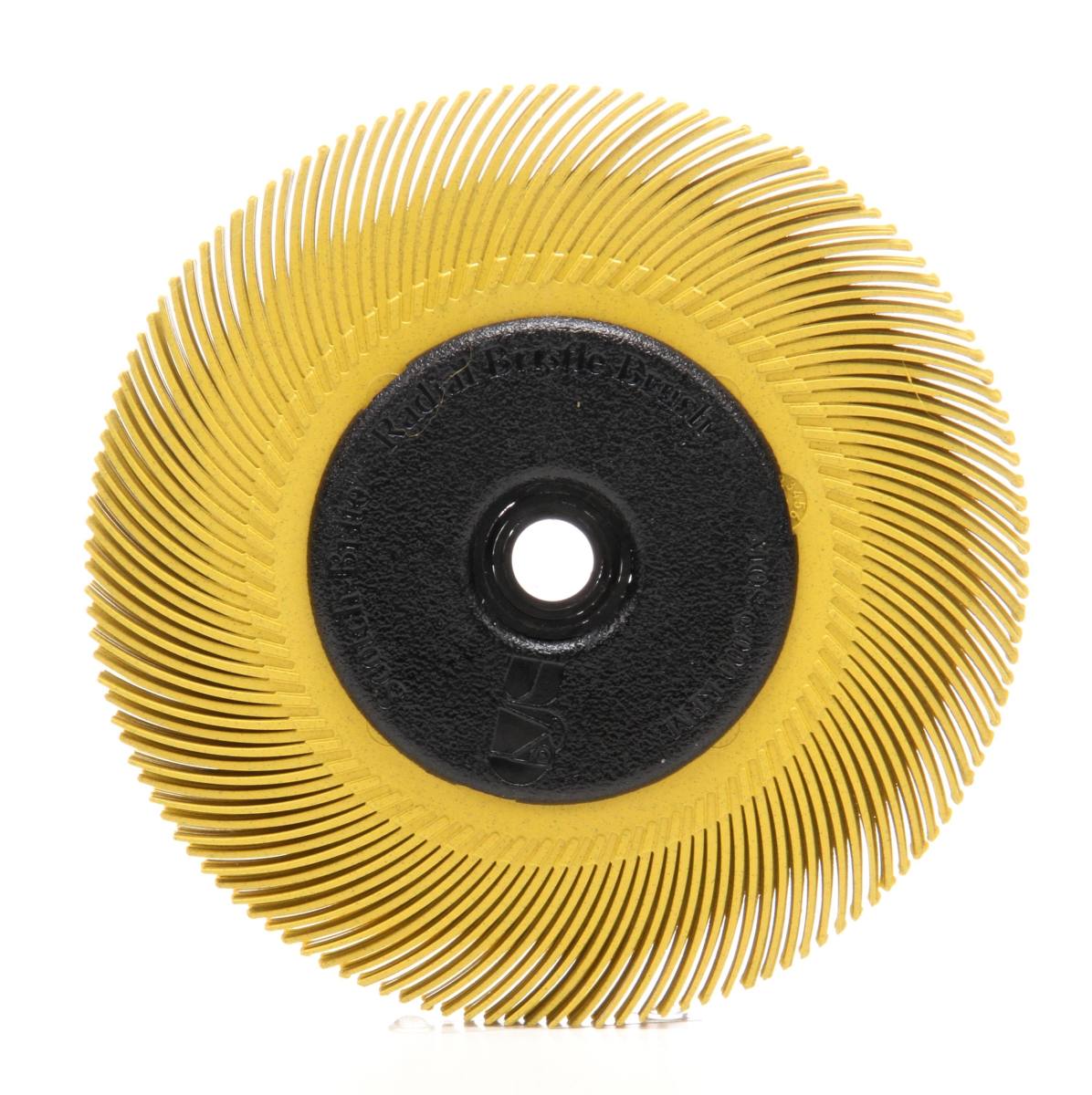 3M Scotch-Brite Radiale borstelschijf BB-ZB met flens, geel, 193,5 mm, P80, Type C #33129