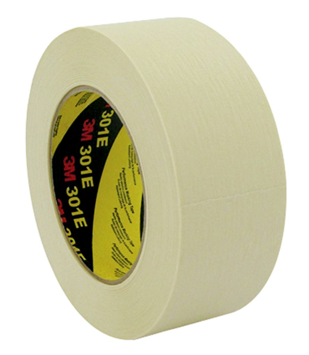 3M Crepe adhesive tape 301E, beige, 18 mm x 50 m, 0.150 mm