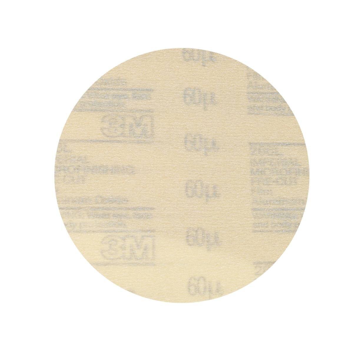 3M Hookit disco de película de microacabado de gancho y bucle 266L, 150 mm, no perforado, 60 micras #00050