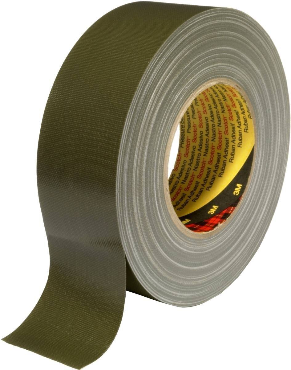 3M 389 Fabric tape, 50 mm x 50 m, olive