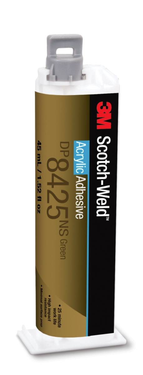 3M Scotch-Weld 2-component acrylic-based construction adhesive for the EPX system DP 8425 NS, green, 45 ml