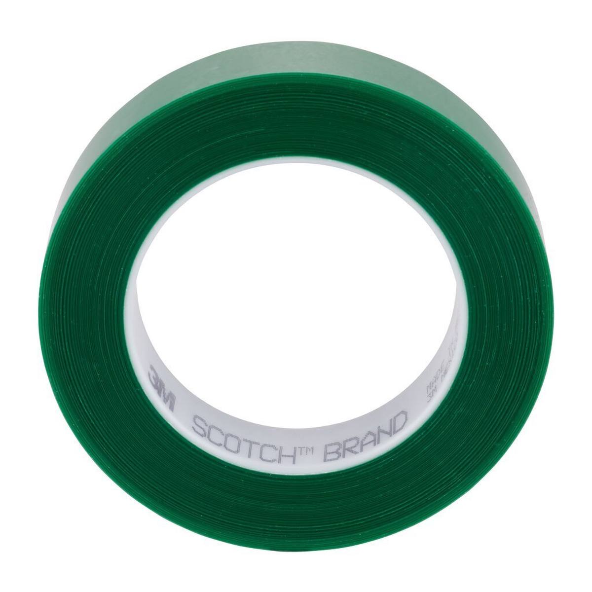 3M ruban adhésif haute température polyester 851, vert, 25,4 mm x 66 m, 101,6 µm