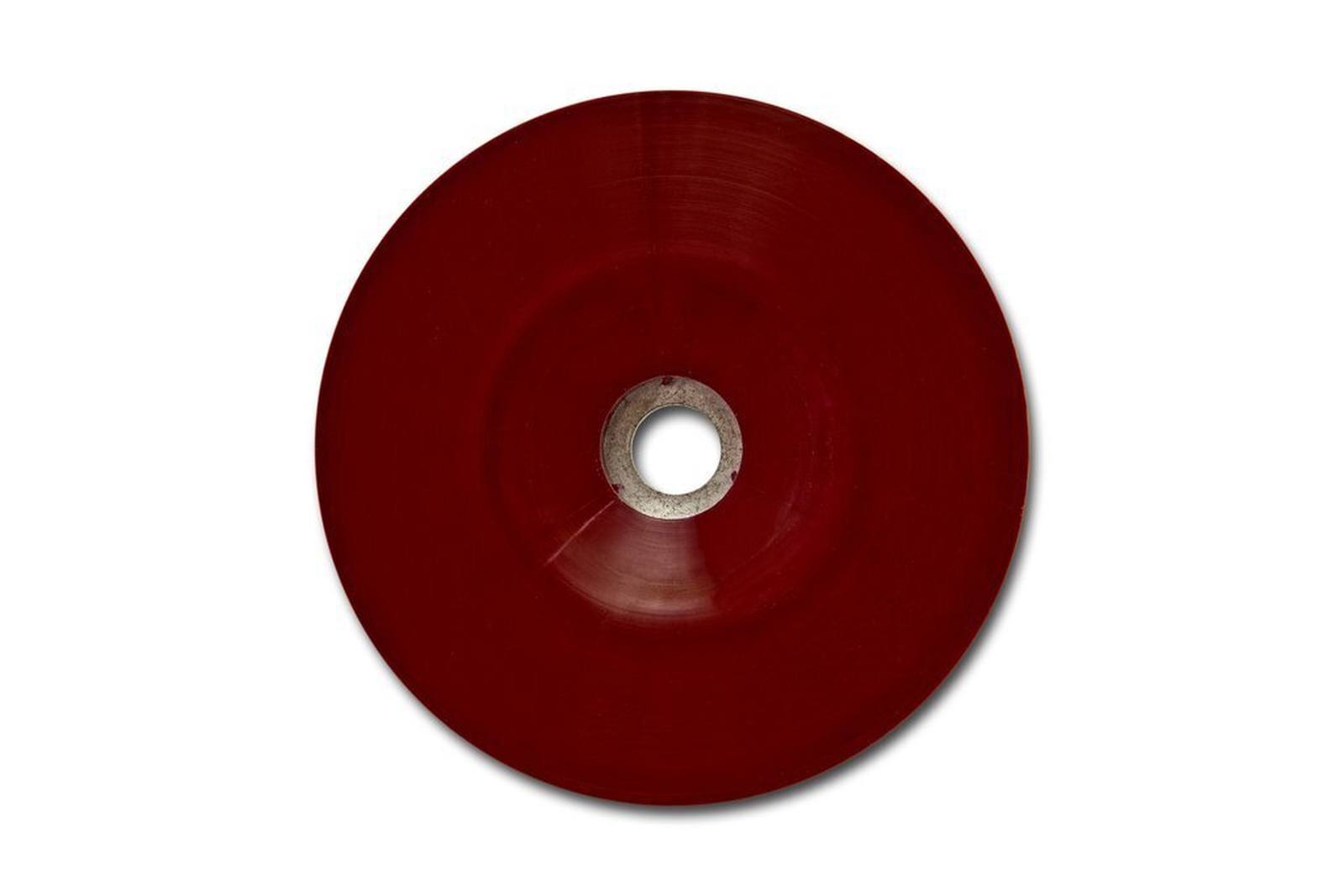 3M Plato soporte resistente, rojo, 115 mm, M14, plano, blando #64857