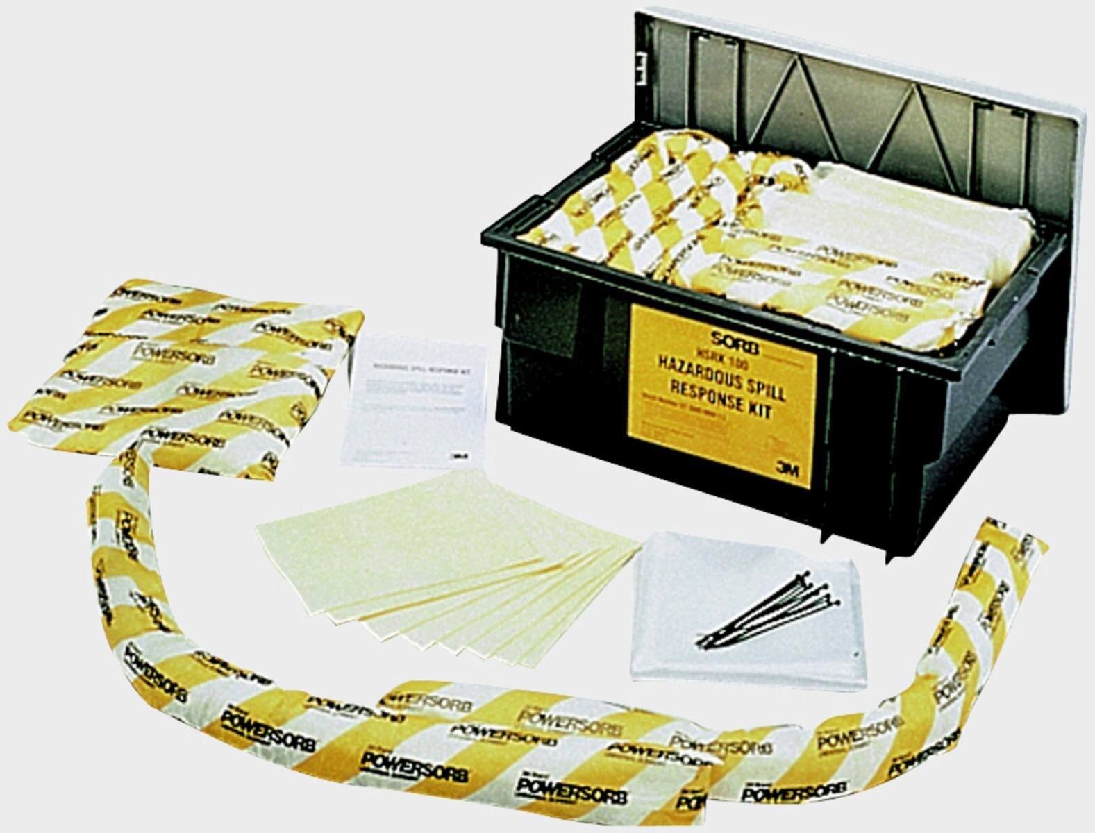 3M SK 75 Notfallbox; 53cm x 78cm x 32cm Inhalt: 100x P110, 12x P300, 8x P200, 5 Entsorgungsbeutel Aufnahmekapazität: ca. 75 l