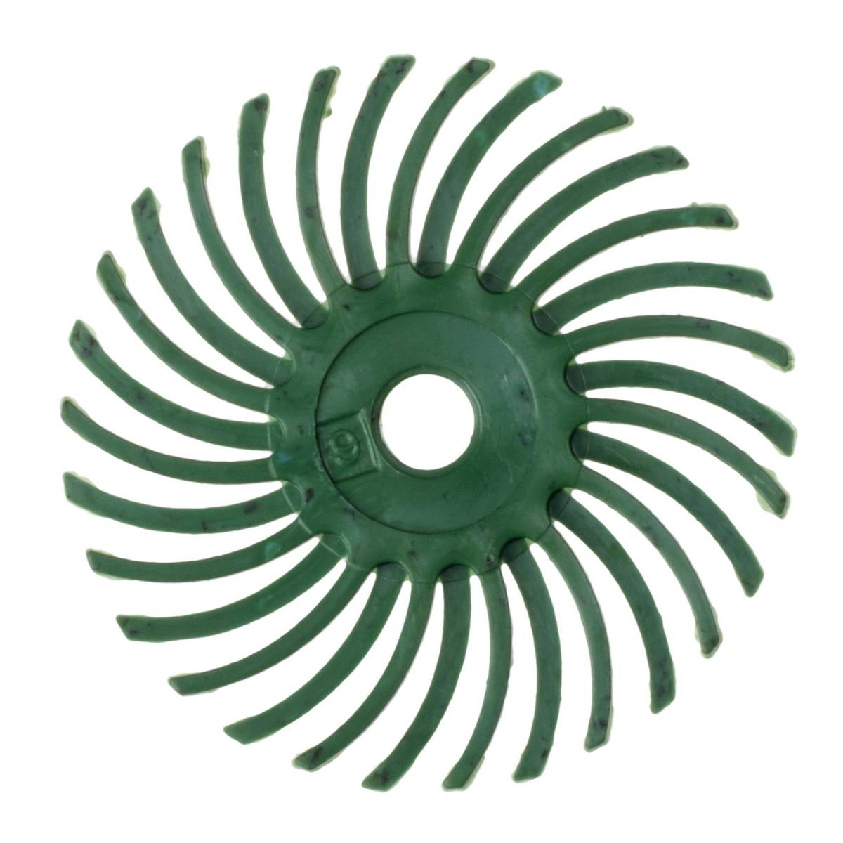 3M Scotch-Brite Segmentos simples radiales RB-ZB, verde, 76,2 mm, 1 micra, tipo C #30132