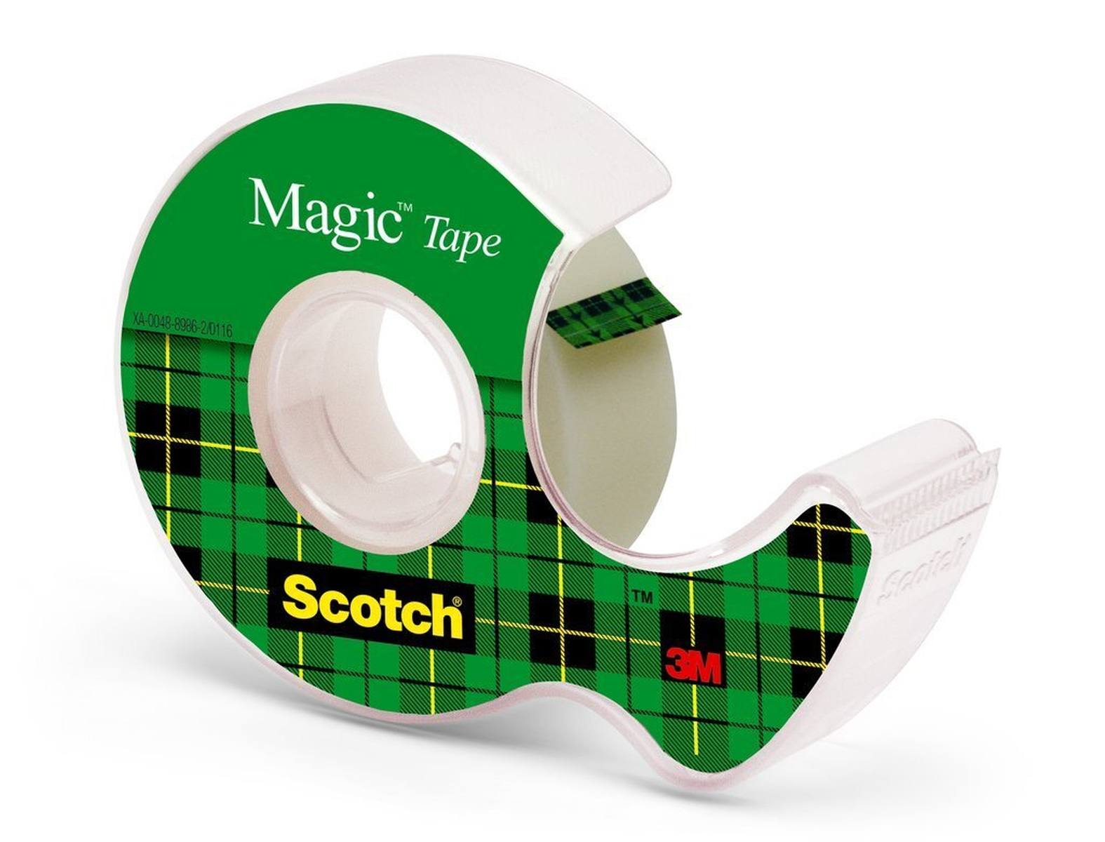 nastro adesivo 3M Scotch Magic 1 rotolo 19 mm x 7,5 m + 1 dispenser manuale