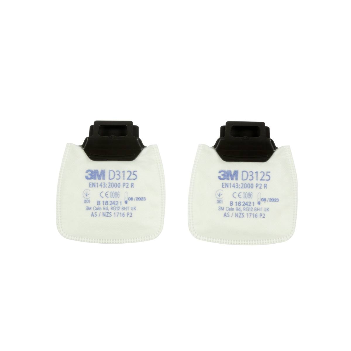 3M Secure Click D3125, P2 R Particle filter against solid and liquid particles