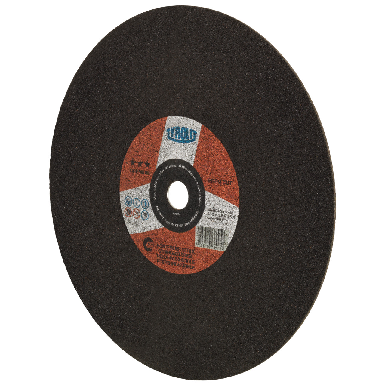 Tyrolit Discos de corte DxDxH 400x3x25,4 Para acero inoxidable, forma: 41 - versión recta, Art. 551616