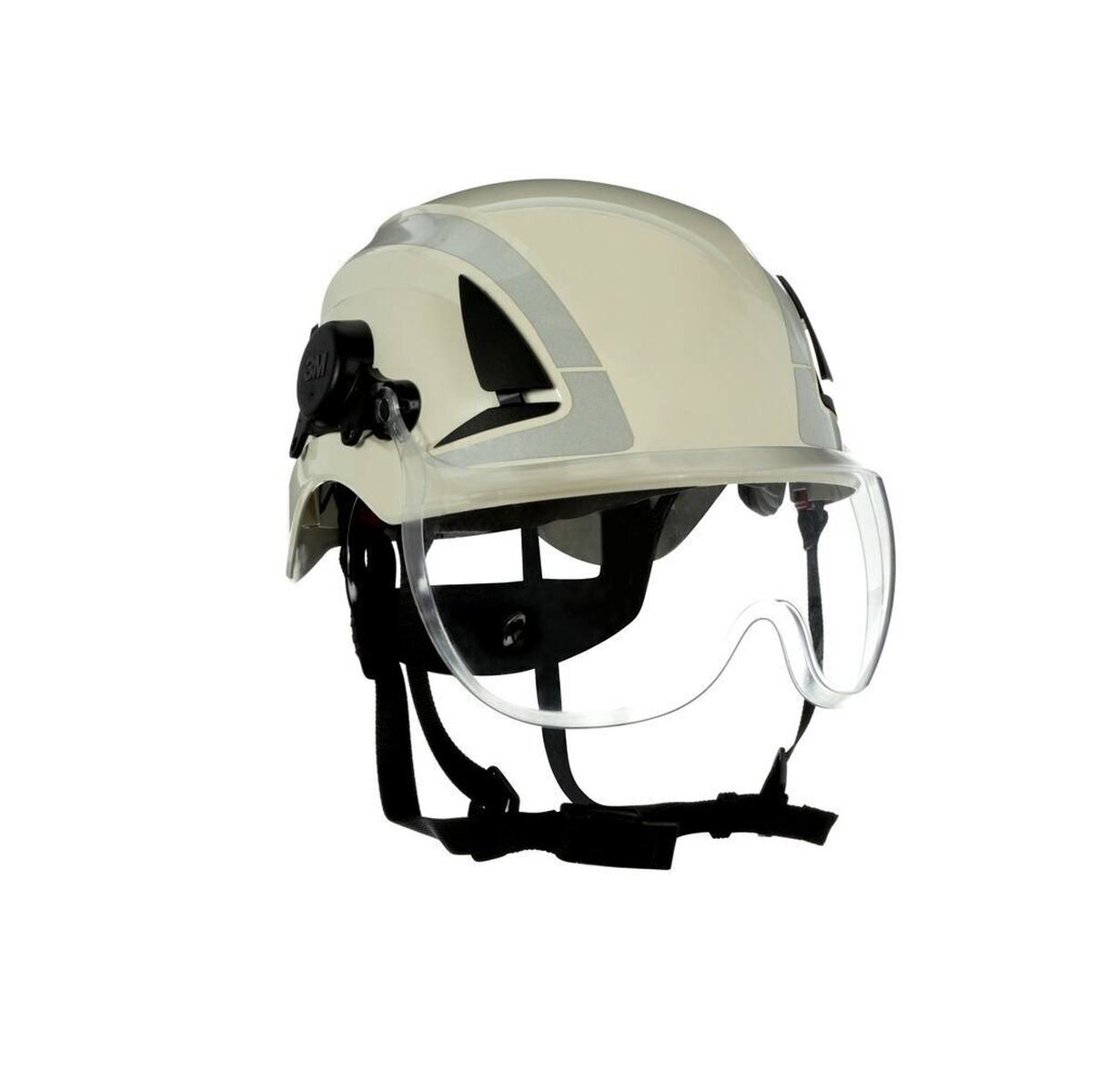 Visière courte 3M X5-SV01-CE pour les casques de protection X5000 et X5500, transparente, traitement antibuée et anti-rayures, polycarbonate