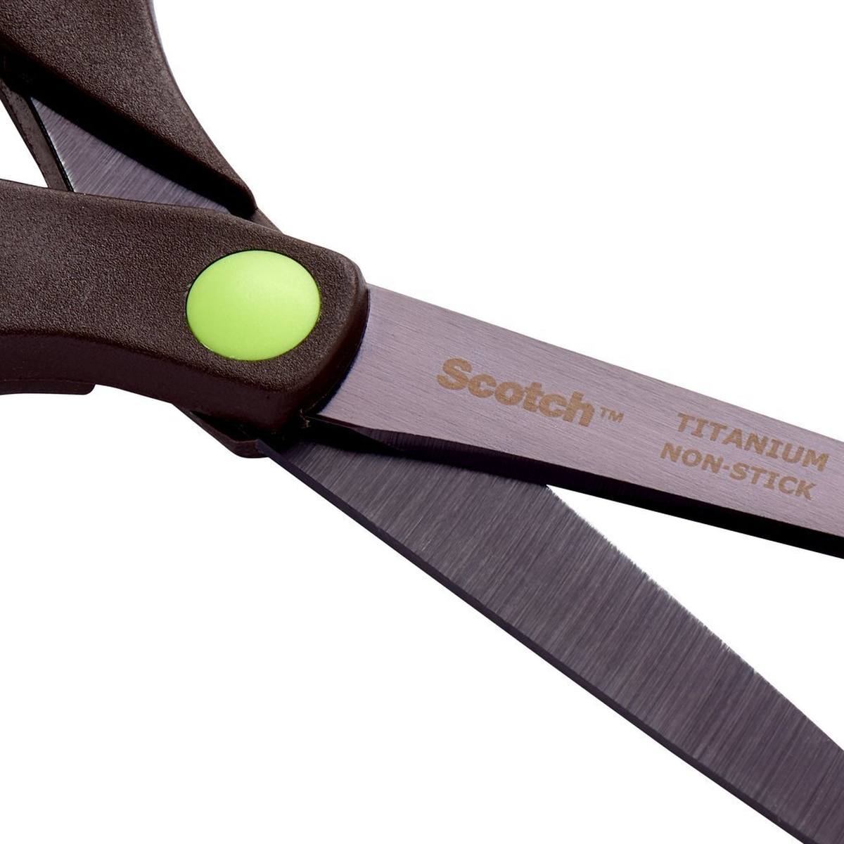 3M Scotch Titanium Scissors 1468TMX, 7 cm x 1.5 cm x 20 cm, dark brown