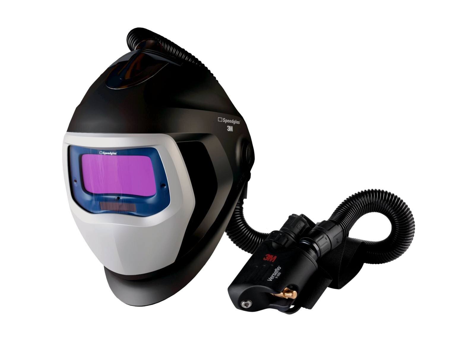 3M Speedglas Masque de soudure 9100 Air avec 9100XXi ADF, avec protection respiratoire à air comprimé Versaflo V-500E, sac de rangement inclus 79 01 01 #568526