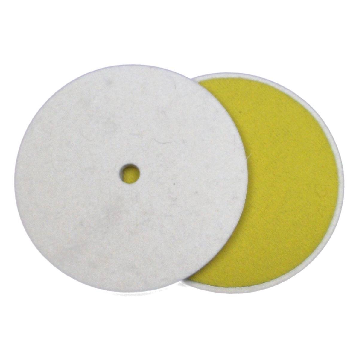 FIX KLETT felt disk, 100 mm x 10 mm, Merino, Velcro