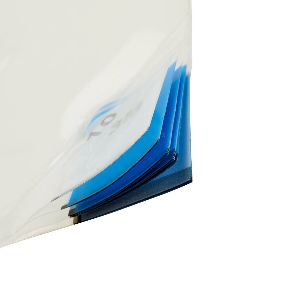 3M 4300 Nomad Alfombrilla adhesiva para polvo fino, blanca, 1,15 m x 0,6 m, 40 capas de polietileno transparente