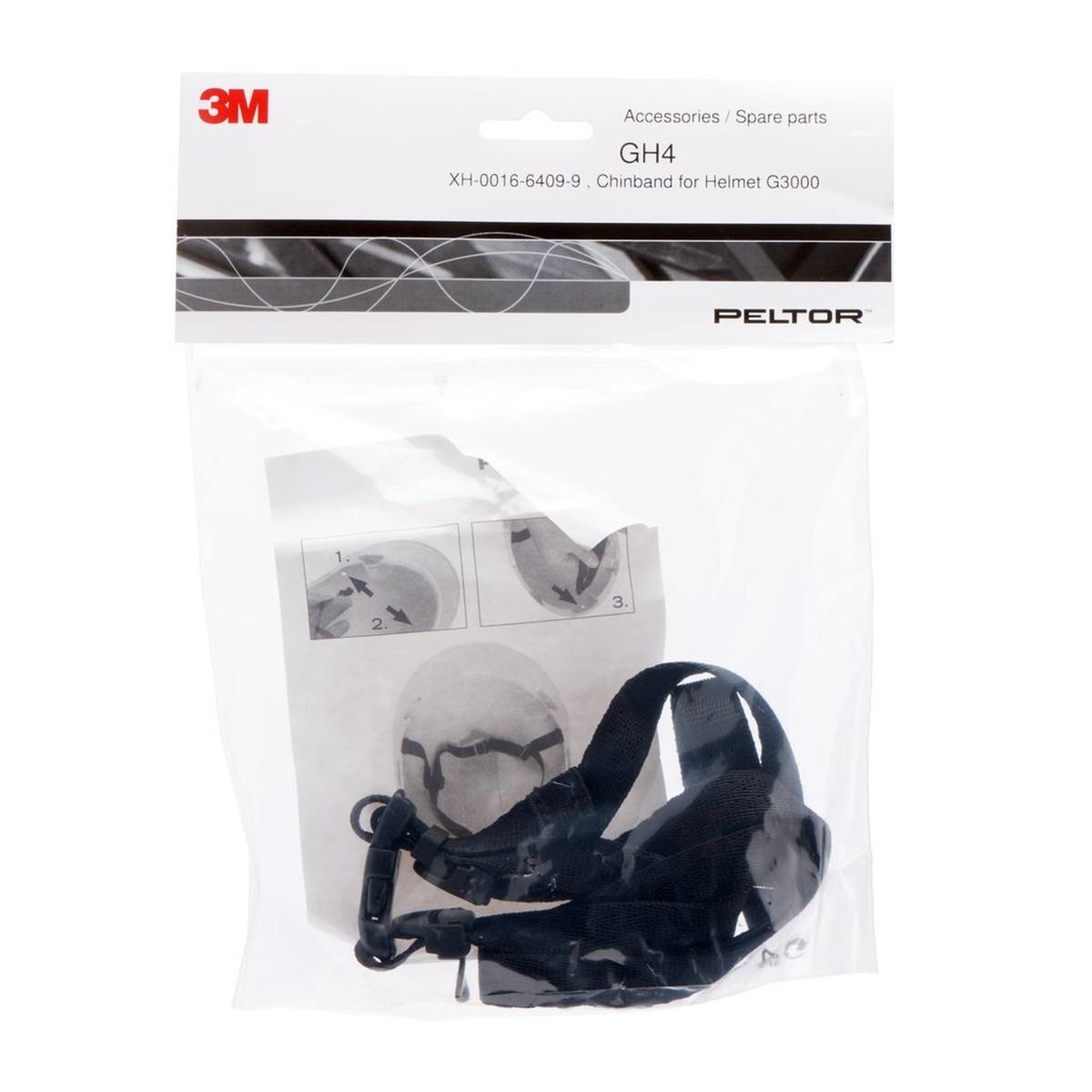 3M Chin strap GH4 3-point attachment for safety helmet H700/G3000